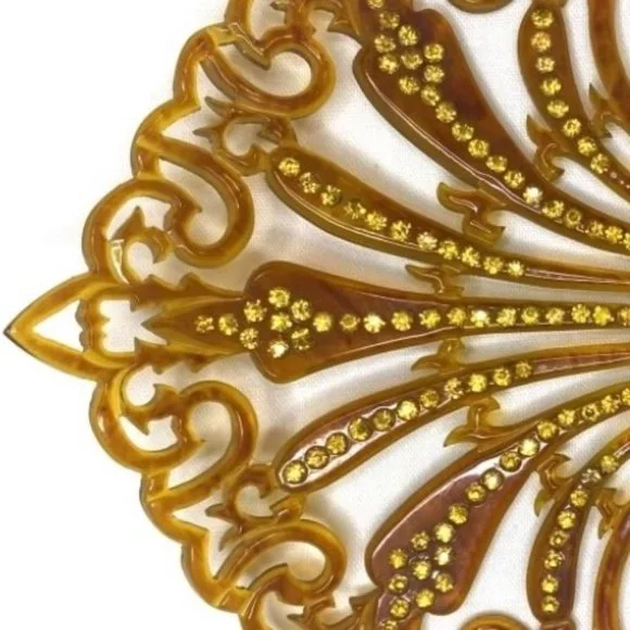 Vintage Large Mantilla Style Women's Hair Comb - Picture 8 of 8